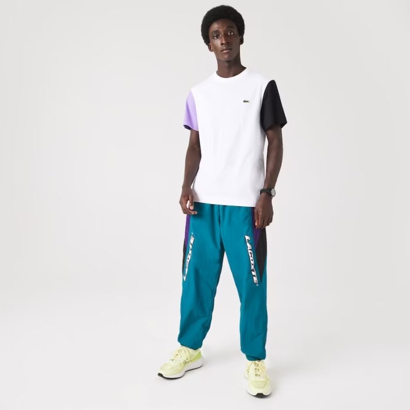 Playera de algodón de corte regular Lacoste para hombre