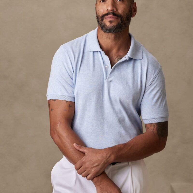 Polo Hombre Luxury-Touch Performance